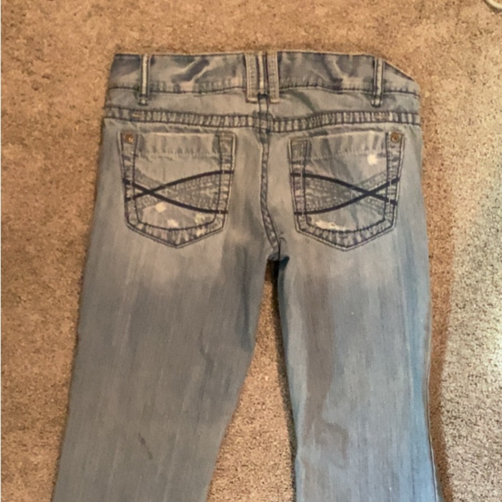 Aero Denim jeans with Star Print Lining